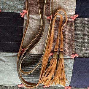 Garnet Hill Vera Wrap Tassel Belt